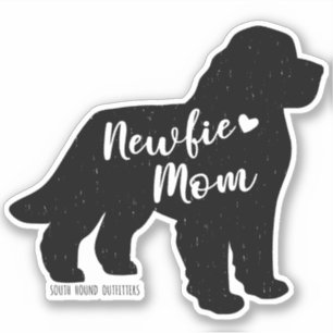 Neufundland - Mama für Vinyl-Sticker, maßgeschne Aufkleber