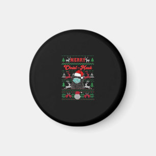Neufundland Merry Christ-Mask Weihnachtsgeschenk Magnet