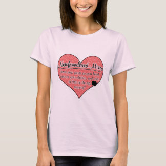 Neufundland mischt Tatzen-Druck-Hunde Humor T-Shirt