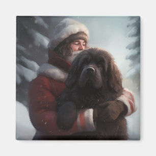 Neufundland mit Weihnachtsfeiertag Magnet
