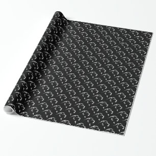 Neufundland-Packpapier-Neufundland-Welpen-Papier Geschenkpapier