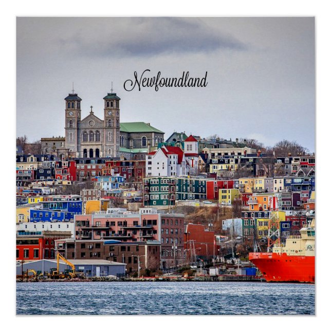 Neufundland, Panoramafoto Poster (Vorderseite)