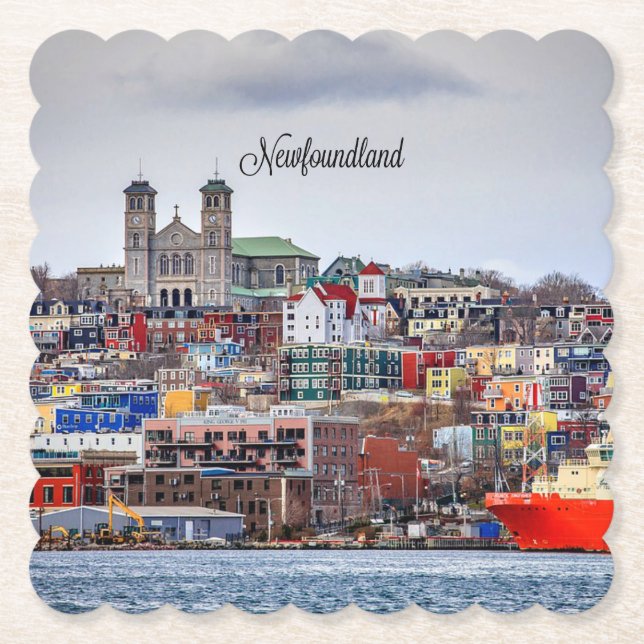 Neufundland, Panoramafoto Untersetzer (Vorderseite)