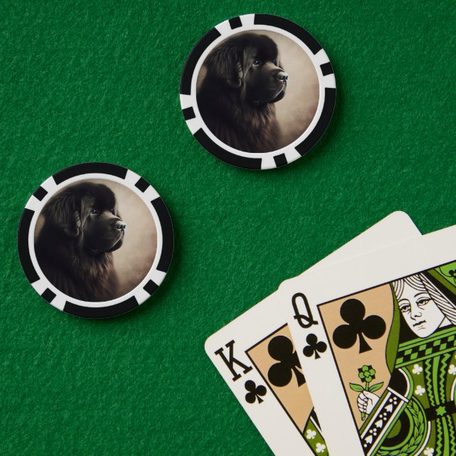 Neufundland Pokerchips (Pokertisch (doppelt))