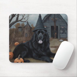Neufundland Pumpkins Halloween Beängstigend Mousepad
