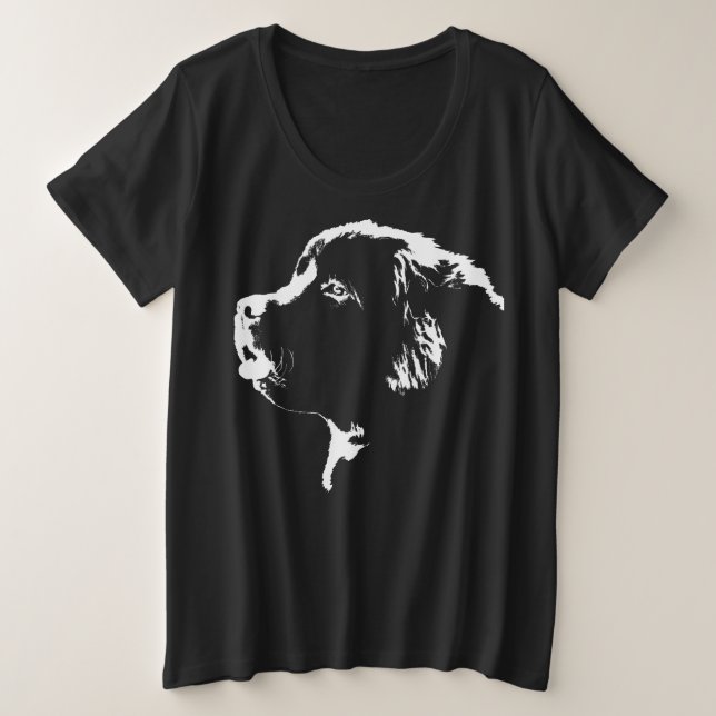 Neufundland Shirt Plus Größe Neufundland T - Shirt (Design vorne)