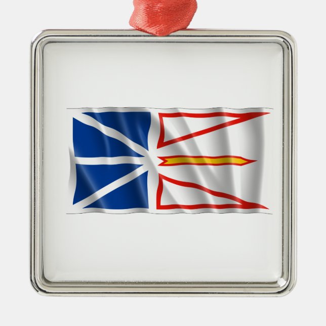 NEUFUNDLAND SILBERNES ORNAMENT (Vorne)