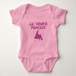Neufundland T-Shirt Lil Newfie Princess Neufundlan Baby Strampler