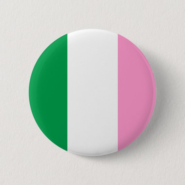 Neufundland-Tricolor-Flagge (Kanada) Button (Vorderseite)