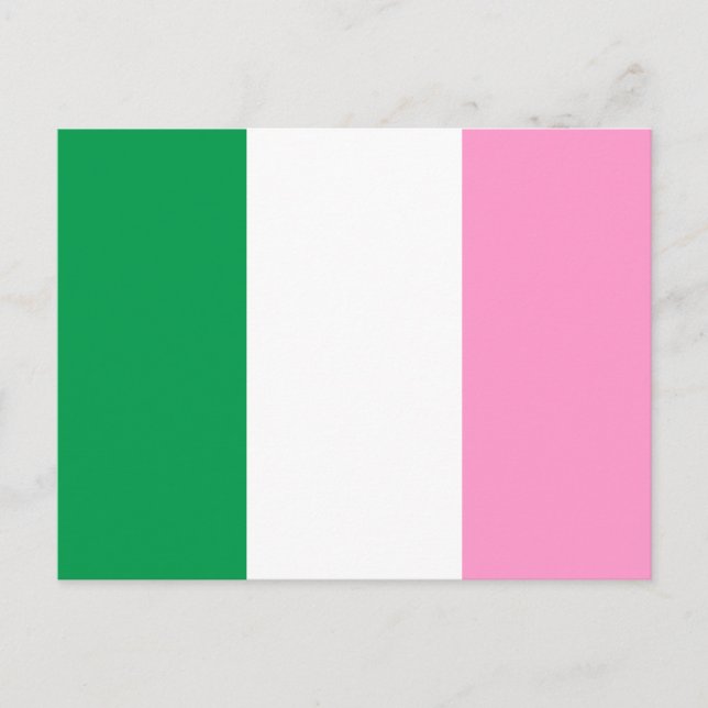 Neufundland-Tricolor-Flagge (Kanada) Postkarte (Vorderseite)