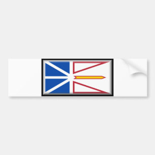 Neufundland- und Labrador-Flagge Autoaufkleber