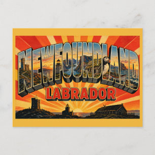 Neufundland und Labrador kanadische Provinz Postkarte