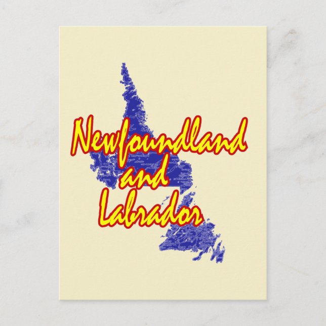 Neufundland und Labrador Postkarte (Vorderseite)