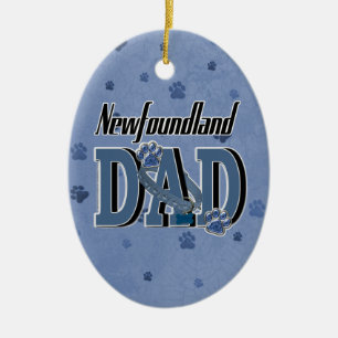 Neufundland-VATER Keramikornament