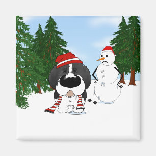 Neufundland-Weihnachten Magnet