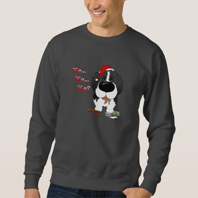 Neufundland-Weihnachten Sweatshirt (Vorderseite)