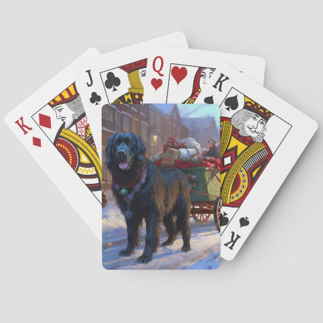 Neufundland Weihnachtsfeiertage Spielkarten (Rückseite)
