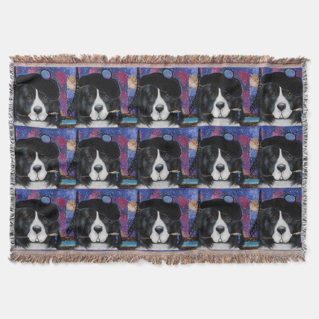 Neufundländer Hund Decke (Vorderseite)