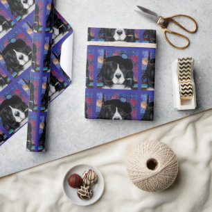 Neufundländer Hund Geschenkpapier