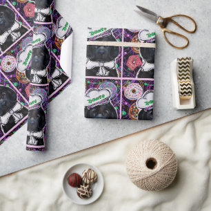 Neufundländer Hund Geschenkpapier