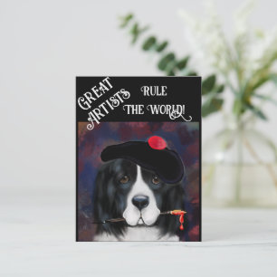 Neufundländer Hund Postkarte