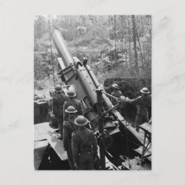 Neufundländer im Krieg Postkarte