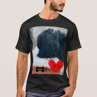 Neufundländer-Schnee Liebhaber T-Shirt