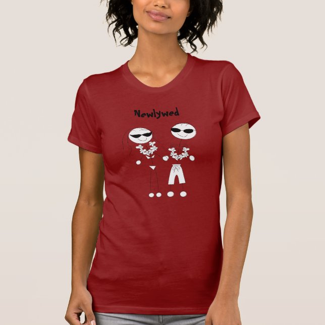 Neugeborene Flitterwochen T-Shirt (Vorderseite)
