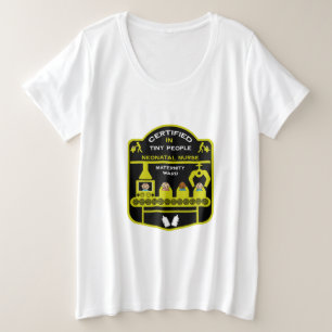 Neugeborene Krankenschwester danken Ihnen und unte Große Größe T-Shirt
