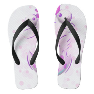 Neugeborene Küken, die aus Eiern hervorgehen - gro Flip Flops