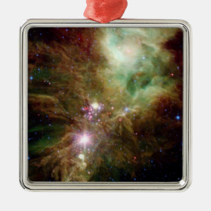 Neugeborene Sterne in der Weihnachtsbaumgruppe Ornament Aus Metall