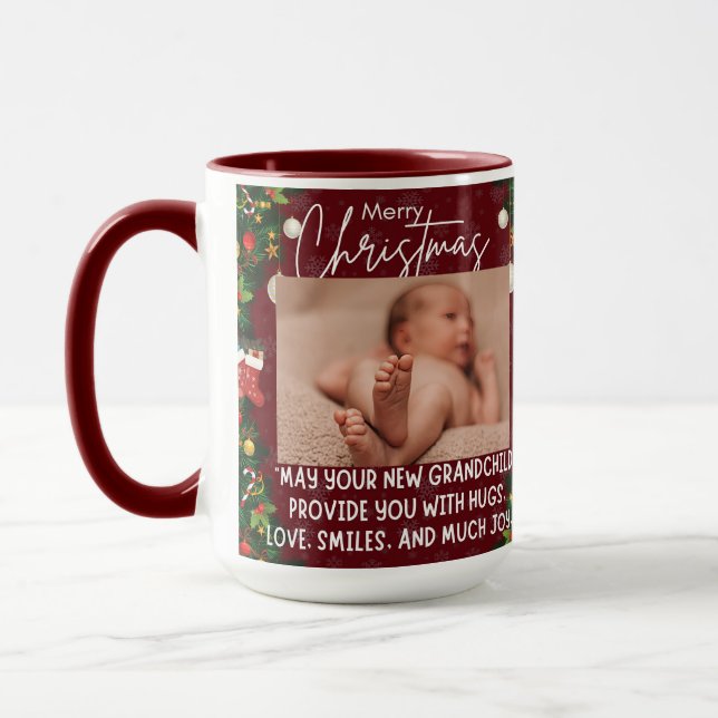 Neugeborene Weihnachten Tasse (Links)