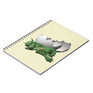 Neugeborener Drache Notizblock