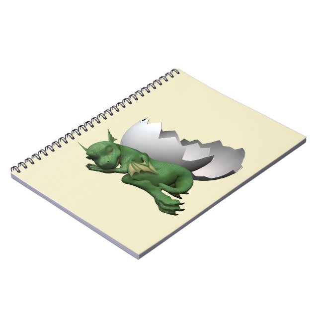 Neugeborener Drache Notizblock (Linke Seite)
