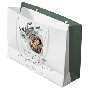 Neugeborenes Foto-Geschenktasche Große Geschenktüte