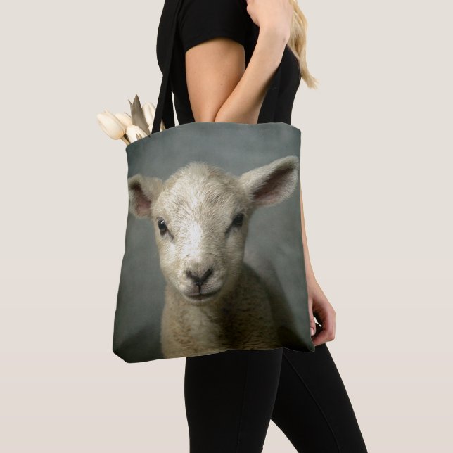 Neugeborenes Lamm Tasche (Von Nahem)