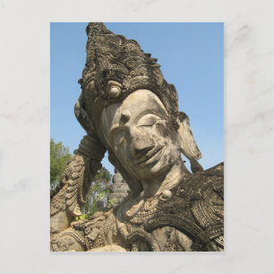 Neugestaltung Buddha ... Nong Khai, Isan, Thailand Postkarte