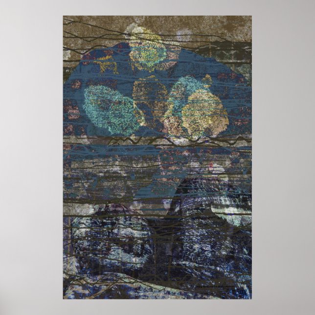 "Neugestaltung des Buddha"-Leinwand Poster (Vorne)