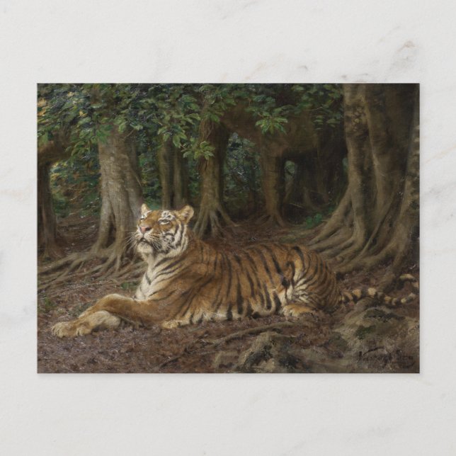 Neugestaltung von Tiger durch Geza Vastagh Postkarte (Vorderseite)