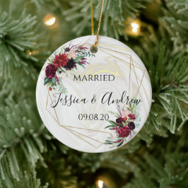 Neugezogener Marmor Keramik Ornament