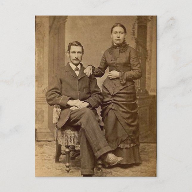 Neugezogenes Bliss Ankündigungspostkarte (Vorderseite)