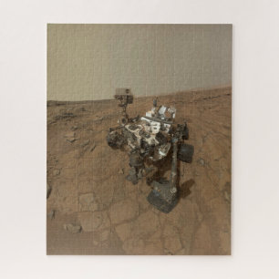 Neugier auf der Oberfläche der Mars.