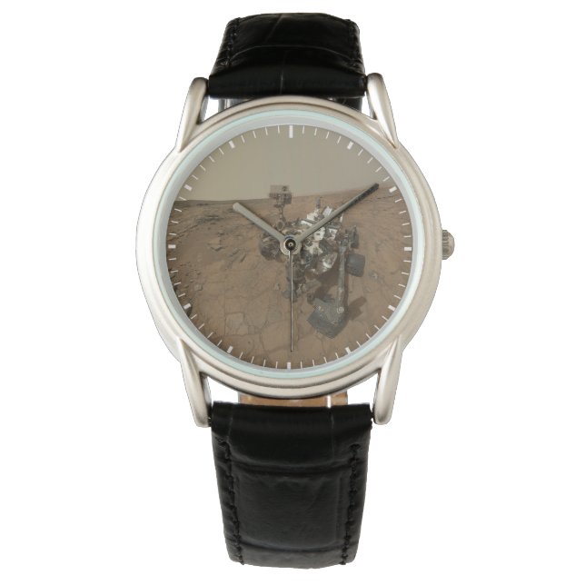 Neugier auf der Oberfläche der Mars. Armbanduhr (Vorderseite)