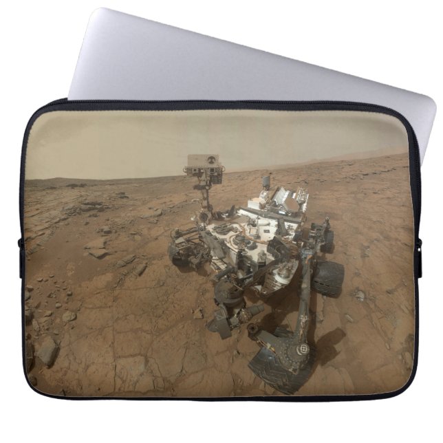 Neugier auf der Oberfläche der Mars. Laptopschutzhülle (Vorderseite)