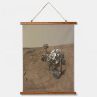 Neugier auf der Oberfläche der Mars.