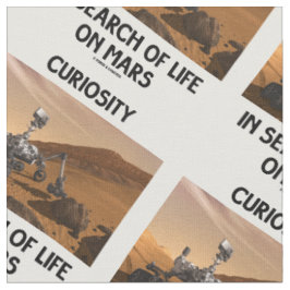 Neugier auf der Suche nach dem Leben auf Mars Stoff