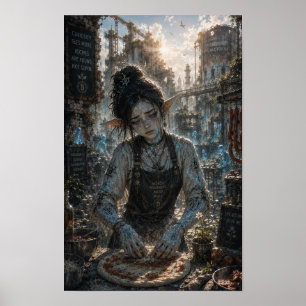 Neugier / Pizza Koch / Wurstfabrik Poster