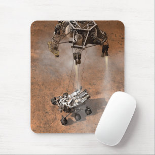 Neugier Rover Landing auf der Marsfläche. Mousepad
