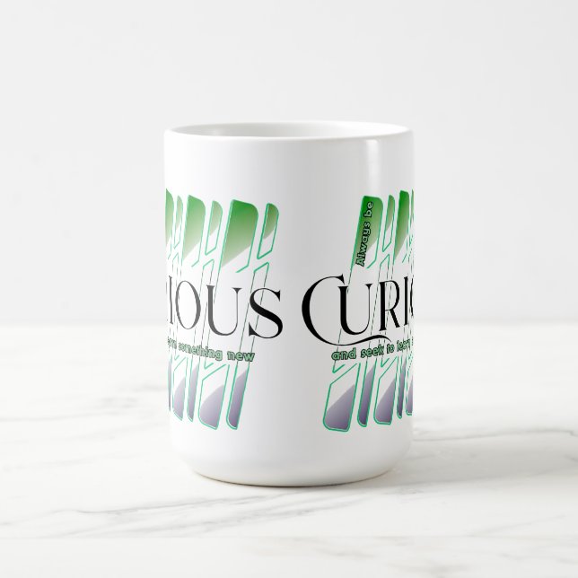 Neugierig 6W Kaffeetasse (Mittel)
