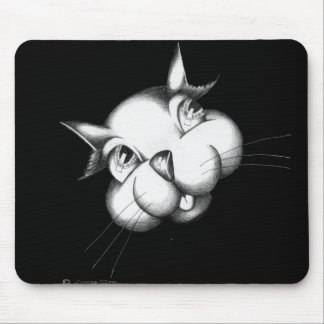 Neugierig als Katze Mousepad